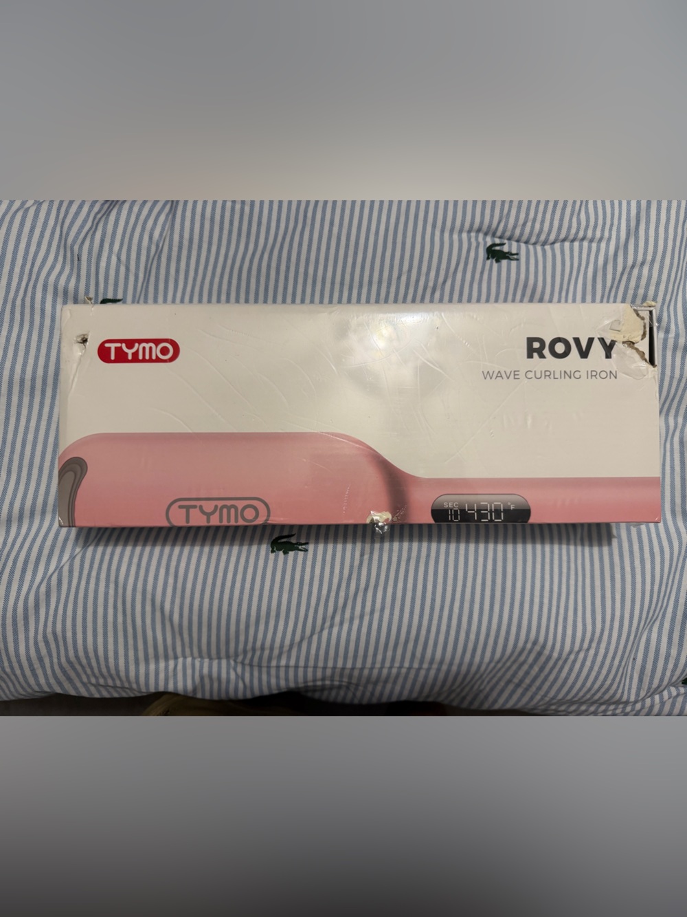 TYMO Rovy Pink Wave Curling Iron - Professional Hair Tool